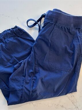 Joe Fresh Vintage Navy Cropped Drawstring Joggers Y2K 90s Medium